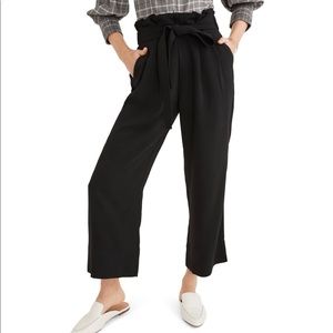 Madewell Huston tie-wait crop pants